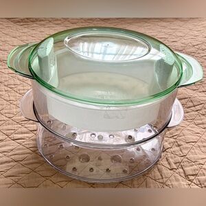 T-FAL Steam Cuisine 600cl Food Steamer -Replacement Lid & Egg, Pasta, Rice Bowls